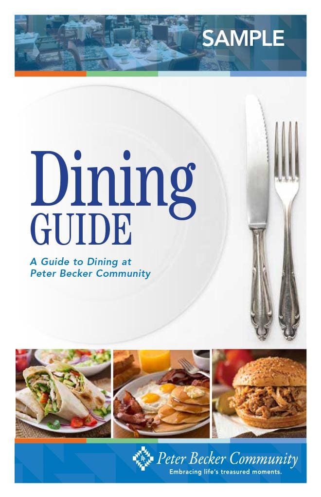 Sample Dining Guide from Peter Becker Community